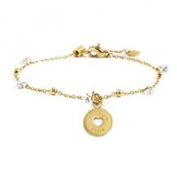 Bracciale Marlù Donna Nel Mio Cuore in Acciaio Zirconia 15BR082G-W - 15BR082G-W